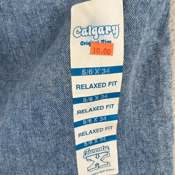 VINTAGE Wrangler Calgary Twenty X Jeans Women’s Size 5/6 X 34 Relaxed NWT - Picture 6 of 10